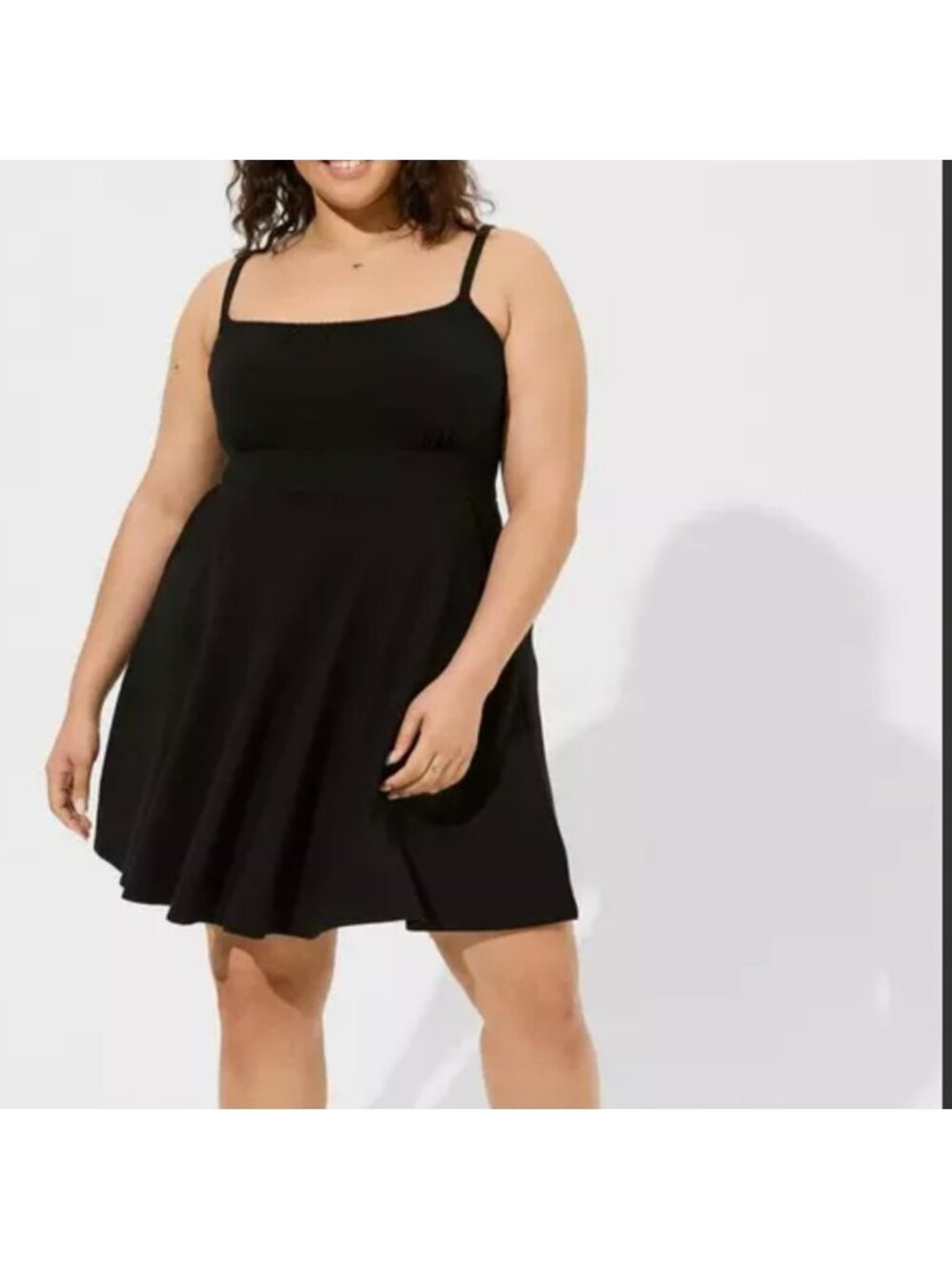 Torrid Mini Foxy Skater Black Sleeveless Dress 4X